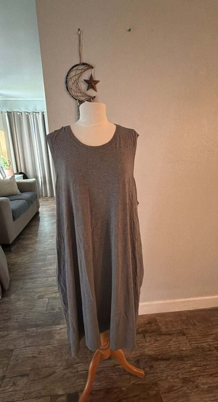 AnyBody Loungewear Sleeveless Swing Dress with Pockets